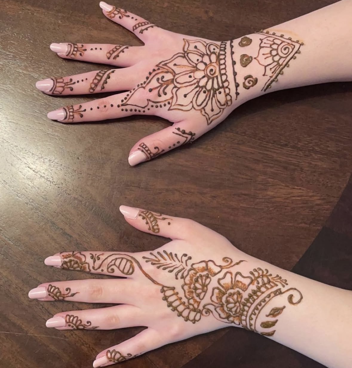 Traditional Eid henna